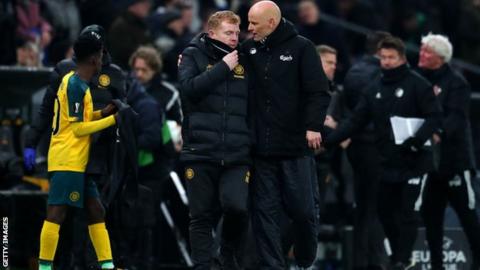 Celtic boss Neil Lennon was held responsible for the late kick-off of his side's game in Copenhagen