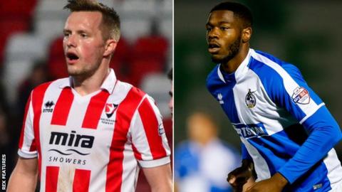 Shaun Harrad (left) and Nathan Blissett