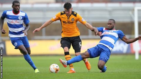 Regan Poole in action against QPR
