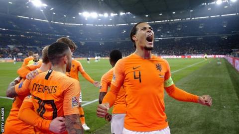 Germany come through against Netherlands with late Nico Schulz goal