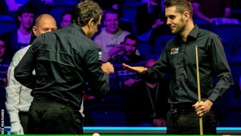 Ronnie O'Sullivan and Mark Selby