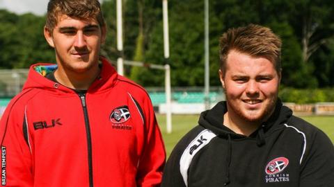 Rhys Brownfield (left) and Tommy-Lee Southworth