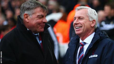 Sam Allardyce and Alan Pardew
