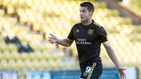 Livingston striker Nikolay Todorov