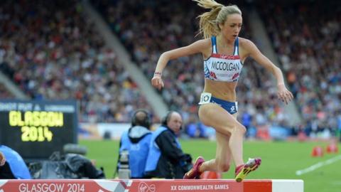 Eilish McColgan finished sixth in the steeplechase at Glasgow 2014