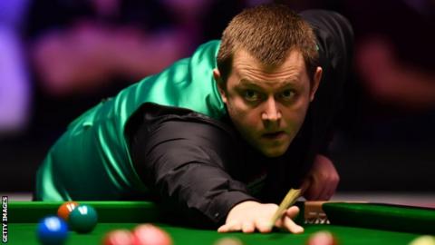 Mark Allen is hoping to set up a second-round meeting with Mark Selby's conqueror Joe Perry