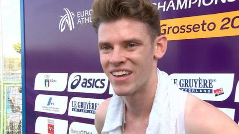 Jake Heyward breaks Steve Cram's U20 time for 1500m - BBC ... - 480 x 270 jpeg 22kB