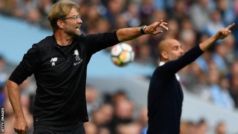 Pep Guardiola Jurgen Klopp