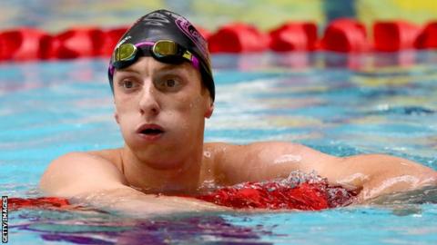 Scottish swimmer Dan Wallace