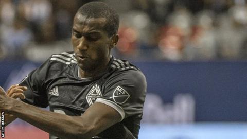 Ali Ghazal in action for Vancouver Whitecaps