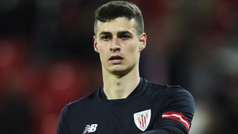 Athletic Bilbao goalkeeper Kepa Arrizabalaga