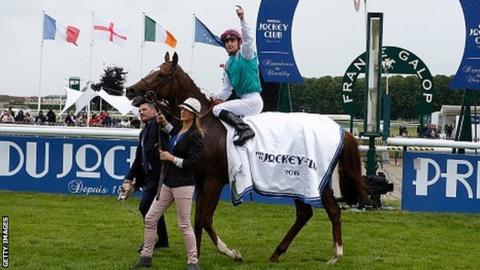 New Bay after winning the French Derby