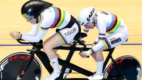 Para-cycling Track Worlds: Lora Fachie and Corrine Hall win pursuit ...