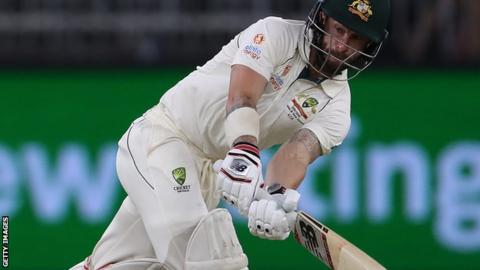Matthew Wade bats for Australia