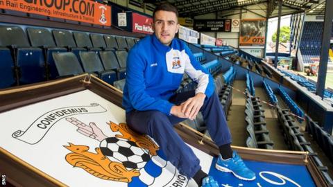 Kilmarnock midfielder Gary Dicker