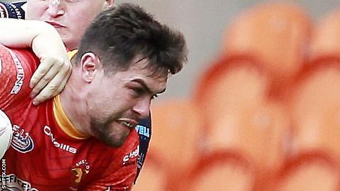 Matty Fozard played for Wales at the 2017 Rugby League World Cup