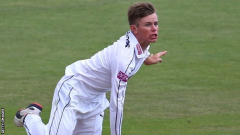 Hampshire spinner Mason Crane