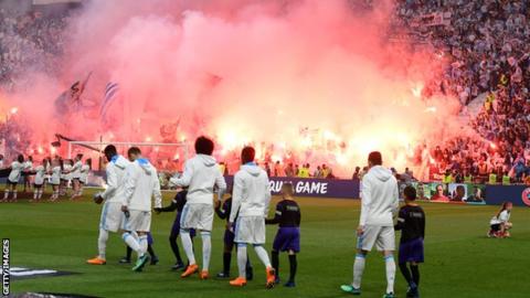 Marseille fans