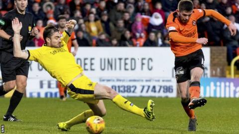 Sam Stanton scores for Dundee United
