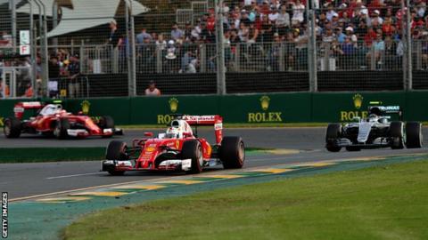 Ferrari and Mercedes