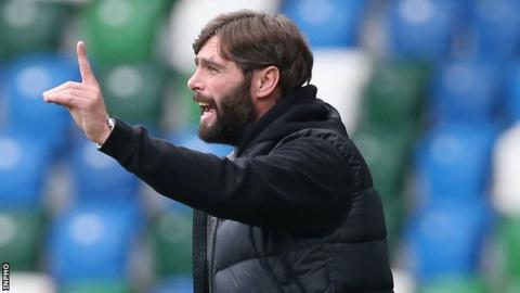 Glenavon manager Gary Hamilton