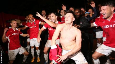 Salford celebrate