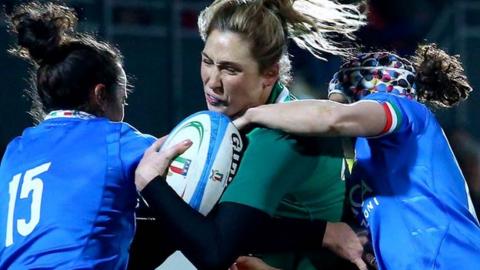 Eimear Considine scored Ireland's first two tries