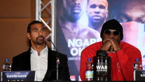 David Haye (left) and Dereck Chisora (right)