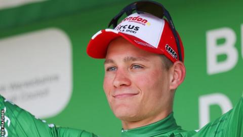 Mathieu van der Poel leads second-placed Matteo Trentin by 12 seconds heading into Saturday's final stage