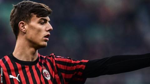 Paolo Maldini's son Daniel makes AC Milan debut against ...