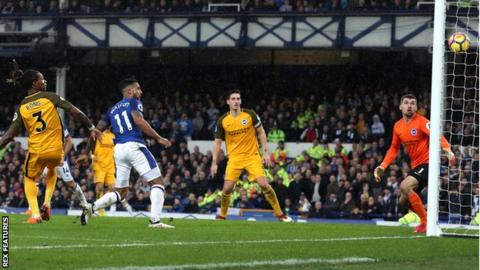 Everton 20 Brighton & Hove Albion  BBC Sport