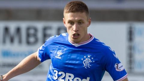 Rangers midfielder Greg Docherty