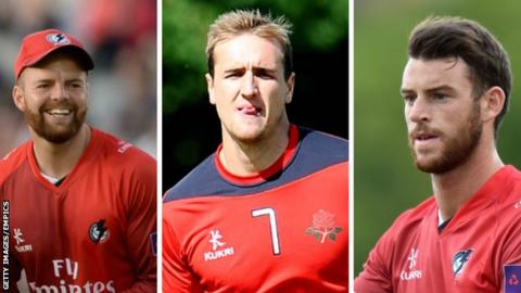 Arron Lilley, Liam Livingstone and Jordan Clark
