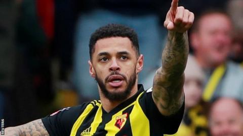 Watford striker Andre Gray