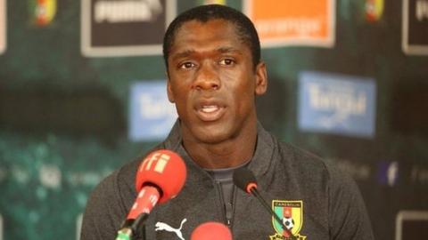 Cameroon's Dutch coach Clarence Seedorf