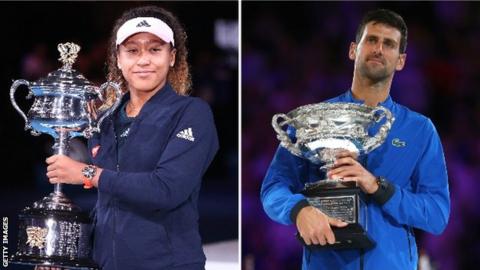 Djokovic and Osaka
