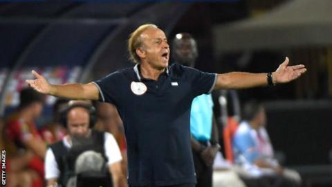 Nigeria coach Gernot Rohr