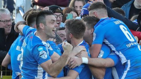 Coleraine are unbeaten after 13 Premiership matches this season