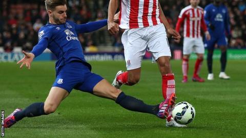 Everton defender Luke Garbutt
