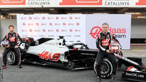 Romain Grosjean and Kevin Magnussen