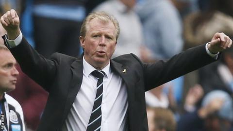 Newcastle manager Steve McClaren