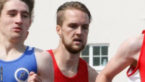 Elliott Dorey at the 2015 Island Games