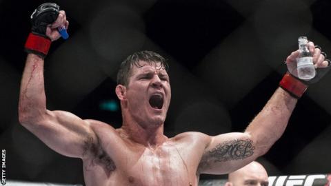 Michael Bisping stock image