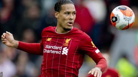 Van Dijk has helped Liverpool to a 25-point lead at the top of the Premier League