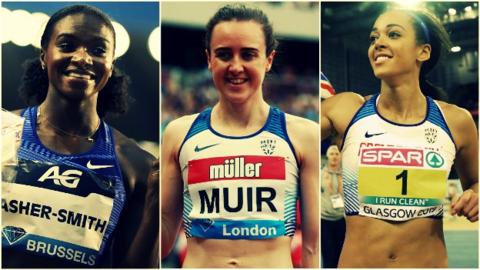 Dina-Asher Smith, Laura Muir and Katarina Johnson-Thompson are all part of the Great Britain team