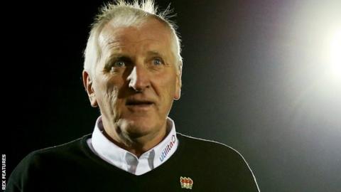 Eastleigh manager Ronnie Moore