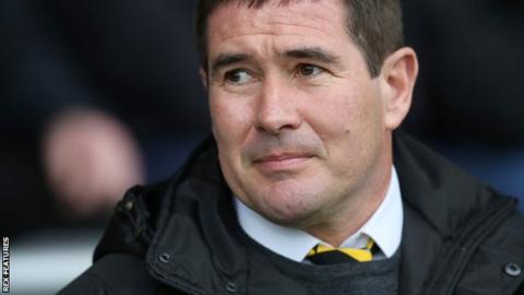 Burton Albion manager Nigel Clough