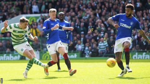James Forrest scores for Celtic
