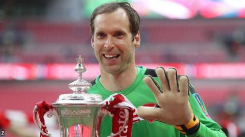 Arsenal keeper Petr Cech