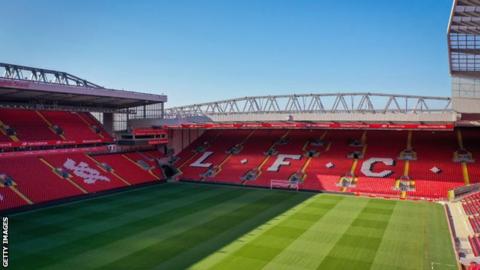Liverpool's Anfield ground